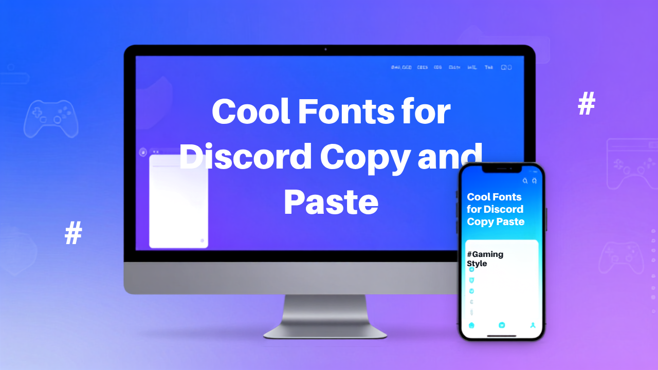 Cool Fonts for Discord Copy and Paste with stylish Discord username examples