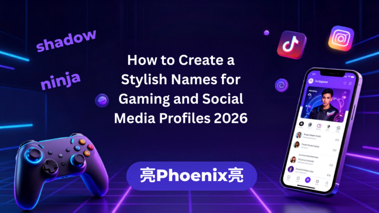 How to Create a Stylish Names for Gaming and Social Media Profiles 2026