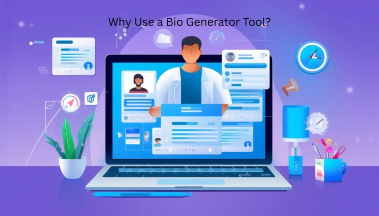 Why use bio generator tool for creating professional social media bios