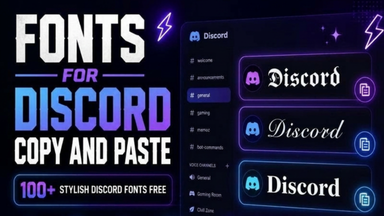 Fonts for Discord Copy and Paste using FontyHub Discord Font Generator