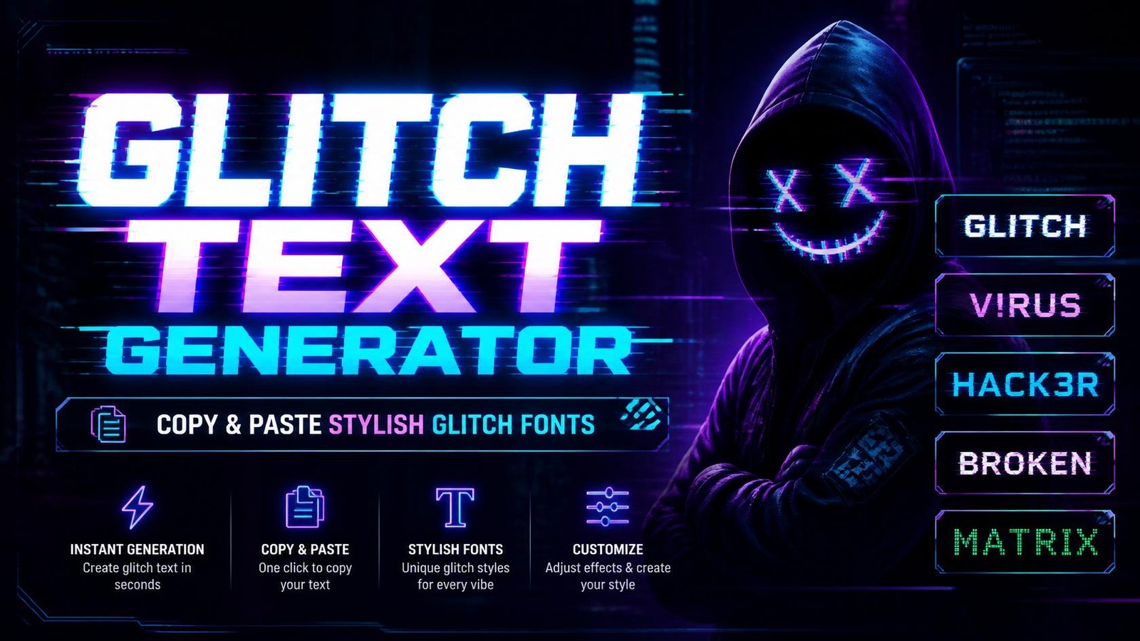 Glitch Text Generator – Create Glitch Fonts Copy and Paste 1 Glitch Text Generator Copy and Paste