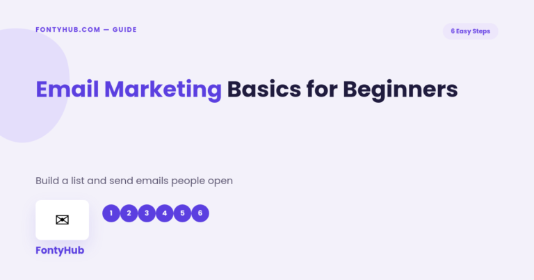 email marketing basics for beginners 6 steps
