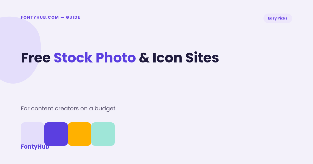 free stock photo sites for content creators