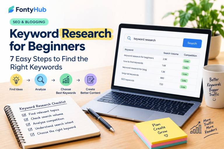 Keyword research for beginners with SEO keyword planning steps