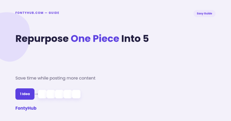 Repurpose One Piece of Content Into 5: Easy Guide (2026) 2 repurpose one piece of content into five formats