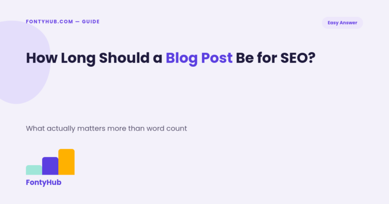 how long should a blog post be for SEO chart